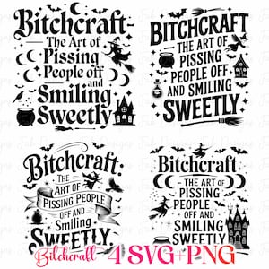 Bitch craft Funny Halloween PNG Sarcastic Snarky Witch Png Funny Adult Humor Witchcraft Png Retro Halloween Trendy Sassy Sarcasm ORIGINAL