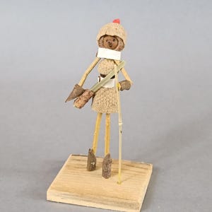 The perfect gift for girl hikers. Handcrafted with love, this charming figure brings the magic of nature into your home. image 2