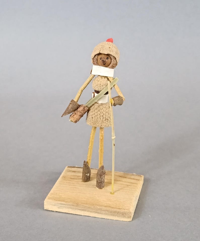 The perfect gift for girl hikers. Handcrafted with love, this charming figure brings the magic of nature into your home. image 2