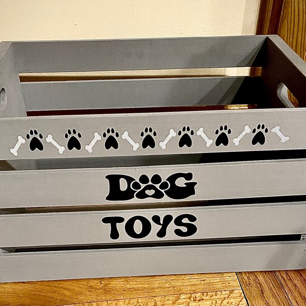 Dog Toy Chest Etsy