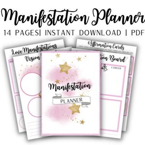 Manifestation Planner | Instant Download | Law of Attraction