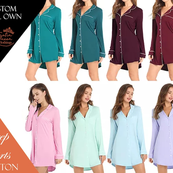 Oversize Sleep Shirt Etsy