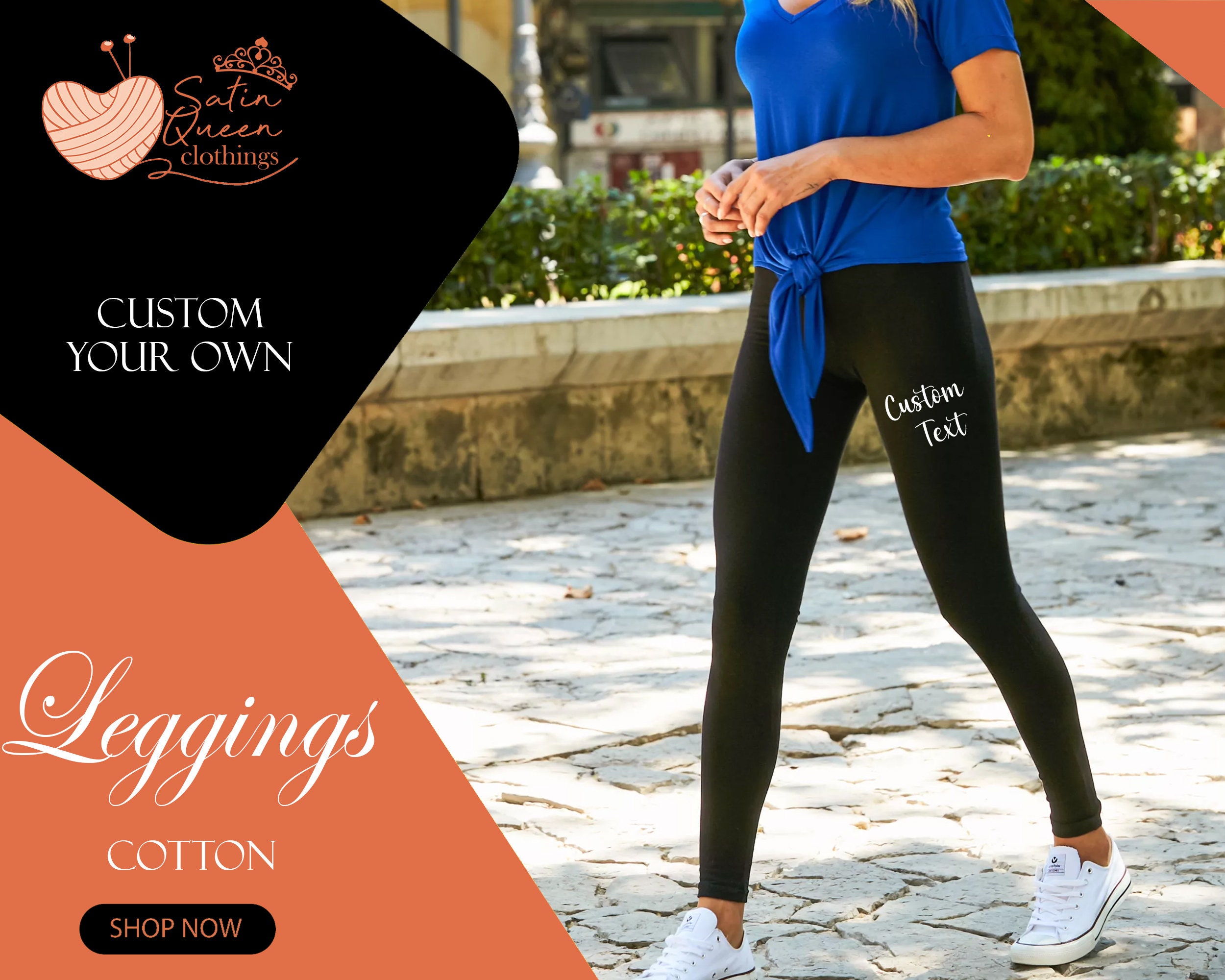 Custom Logo Inner Pocket Yoga Leggings Athletic Fitness Women