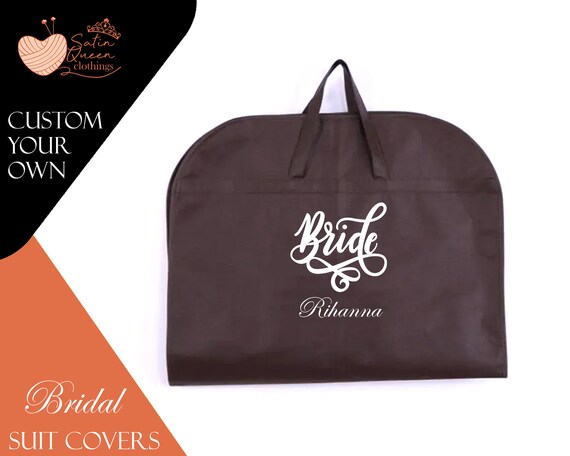 Personalised wedding dress bag top
