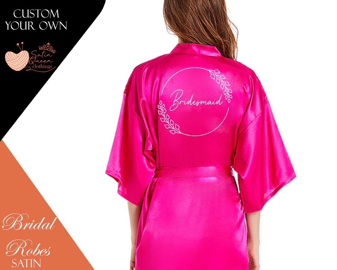 Getting Ready Robes Bachelorette Robes Custom Wedding Robes Bridal