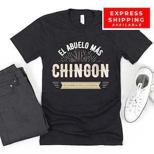 Koszulka El Abuelo Mas Chingon, Regalos para el dia del padre, prezent Abuelos, Mejor Papa SVG, Abuelito SVG, El Abuelo maska Chingon SVG