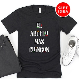 Koszulka El Abuelo Mas Chingon, Regalos para el dia del padre, prezent Abuelos, Mejor Papa SVG, Abuelito SVG, El Abuelo maska Chingon SVG
