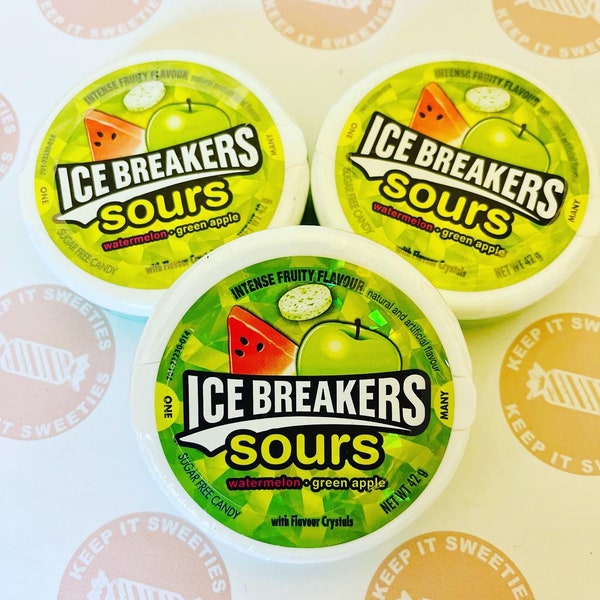 Ice Breaker Sours Watermelon & Green Apple