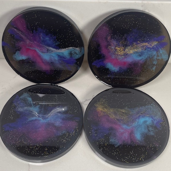 Galaxy Coasters / Resin Galaxy Coasters