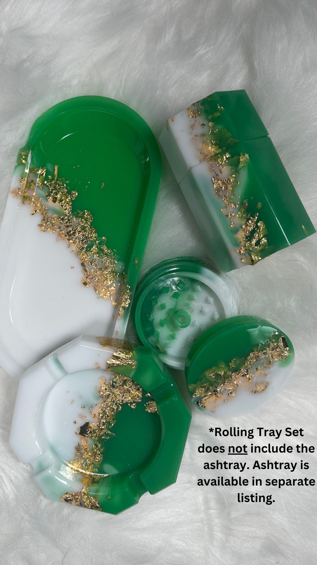 Custom Rolling Tray Stoner Custom Trays Gift for Her Gift for Him Tray  Bundle Rolling Tray Grinder Resin Tray Resin Ashtray 