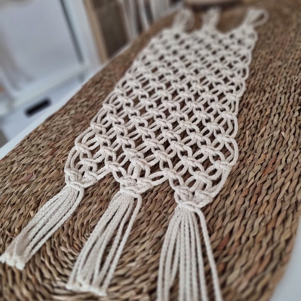 Makramee Untersetzer Tischdecke Tischläufer Boho-Style Tischdeko