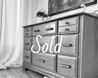 Vintage Oak dresser | Pottery Barn finish | SOLD do not purchase