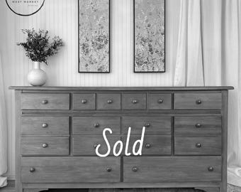 Vintage Oak Dresser | Pottery Barn finish | SOLD do not purchase