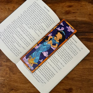 Jasmine Bookmark, Disney Princess, Aladdin, Oil Lamp, Tiger stripes