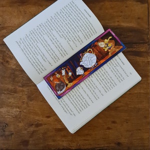 Beauty and the Beast Companions Bookmark, Plumette Lumiere Chip Ms Potts Cogsworth