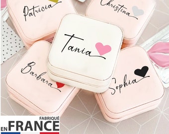 Custom Jewelry Box, Girls Jewelry Storage Case,Travel Jewelry Box with Name, Birthday Gifts, Wedding, Bridesmaid Proposal and Others