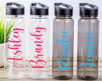 Custom vinyl adhesive sticker, For flasks, bottles, carafes, lettering and others.
