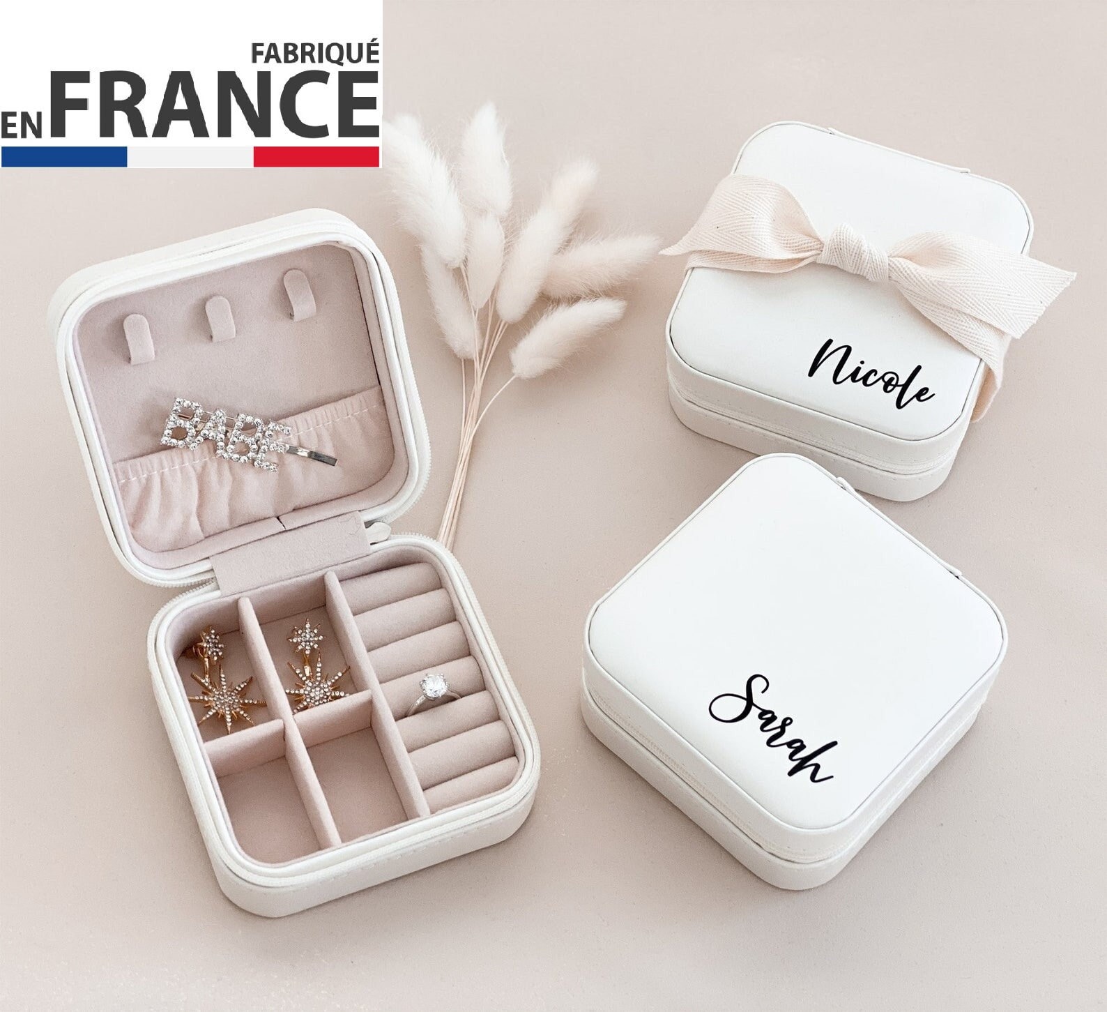 Boîte à bijoux personnalisée -  France