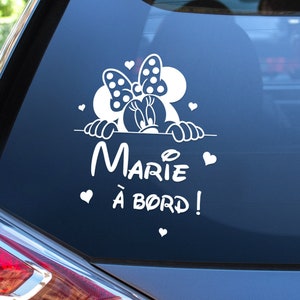 Adesivi per parabrezza, adesivi personalizzati per auto "Baby on Board", adesivi personalizzati per la sicurezza dei bambini in auto