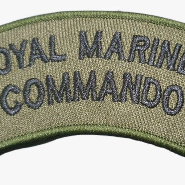 Royal marines commando British army Iron on Patches Embroidered