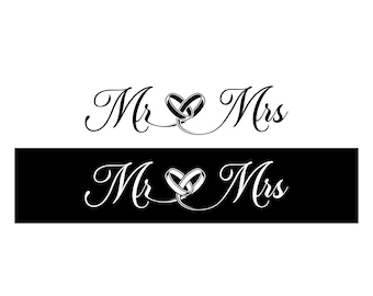 Personalized Couple Names SVG | Wedding Anniversary Gift | Heart Rings Design (Digital Download)