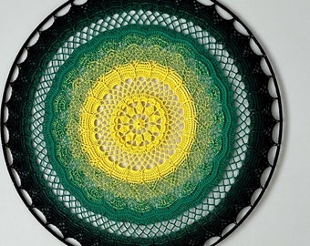 Crochet mandala, crochet