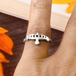 Viking Raven Ring, Raven Ring, Mythology  Ring, Norse Ring, Gothic Jewelry, Raven Ring, Viking Jewelry Gift