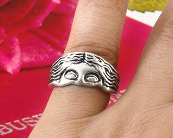 女神ヴィーナス、女神アフロディーテのスターリングシルバーリング