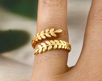Silver Leaf Ring Olive Leaf Ring Silver Leaf Ring Handmade Silver Ring Greek Jewellry Gift For Her Mother's Day Gift leaf Jewellery