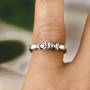 Swimming Fish Ring Cloisonne Ring Takahashi Goro Silver Animal Ring Man Woman Ring Lover Ring Engagement Ring Best Jewelry Gift