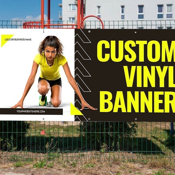 Premium Banner, Full Color Custom Vinyl Banners - Next Day Production, Custom Banners, birthday, Christmas, sale, party, political Banners