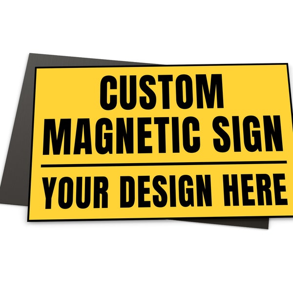 High-Quality Magnets -Full Color Magnetic Signs- Magnet Advertising - Custom Printed Car Magnetic Signs-Custom Car Magnet