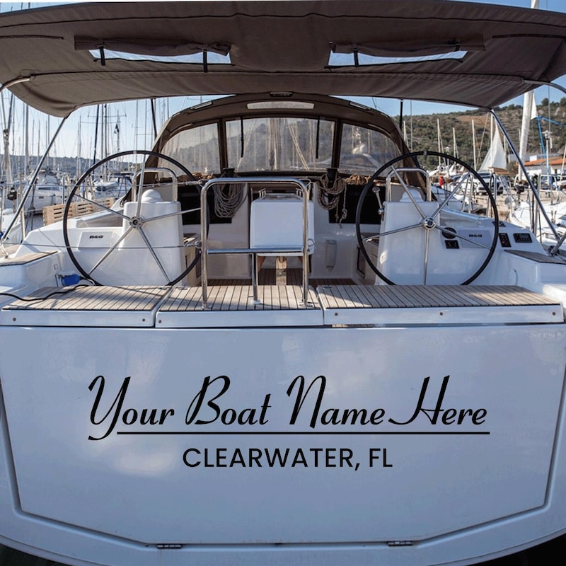 Custom Sailing Graphics Custom Boat Graphics - Etsy