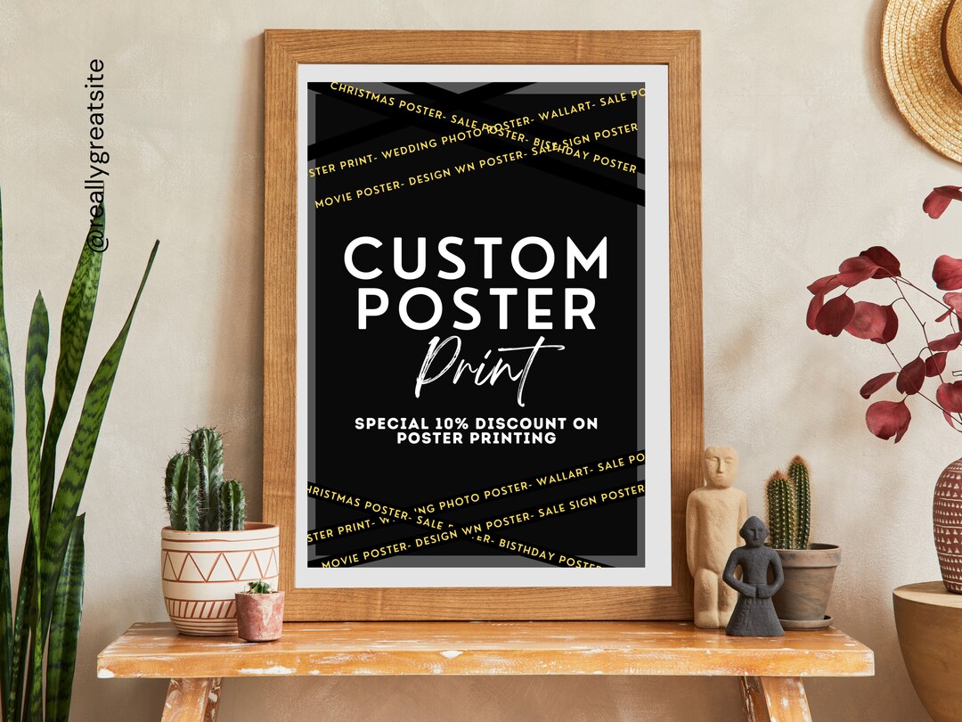 Personalized Poster Printing Posters Custom Signs Movie Poster Personalized Poster Printing Posters Custom Signs Movie Poster