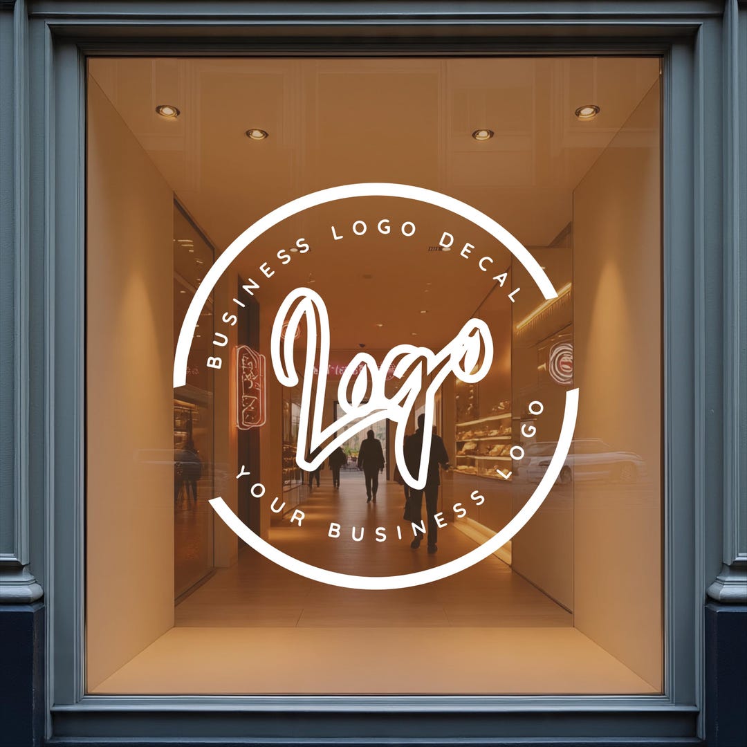 Personalized Logo Decal - Custom Logo Stickers - Logo Decal for Window ...