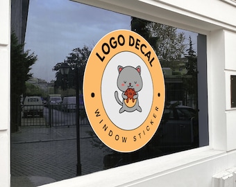Custom Vinyl stickers - Personalized logo signs - Custom Business logo stickers - Window stickers for doors and windows - Car stickers