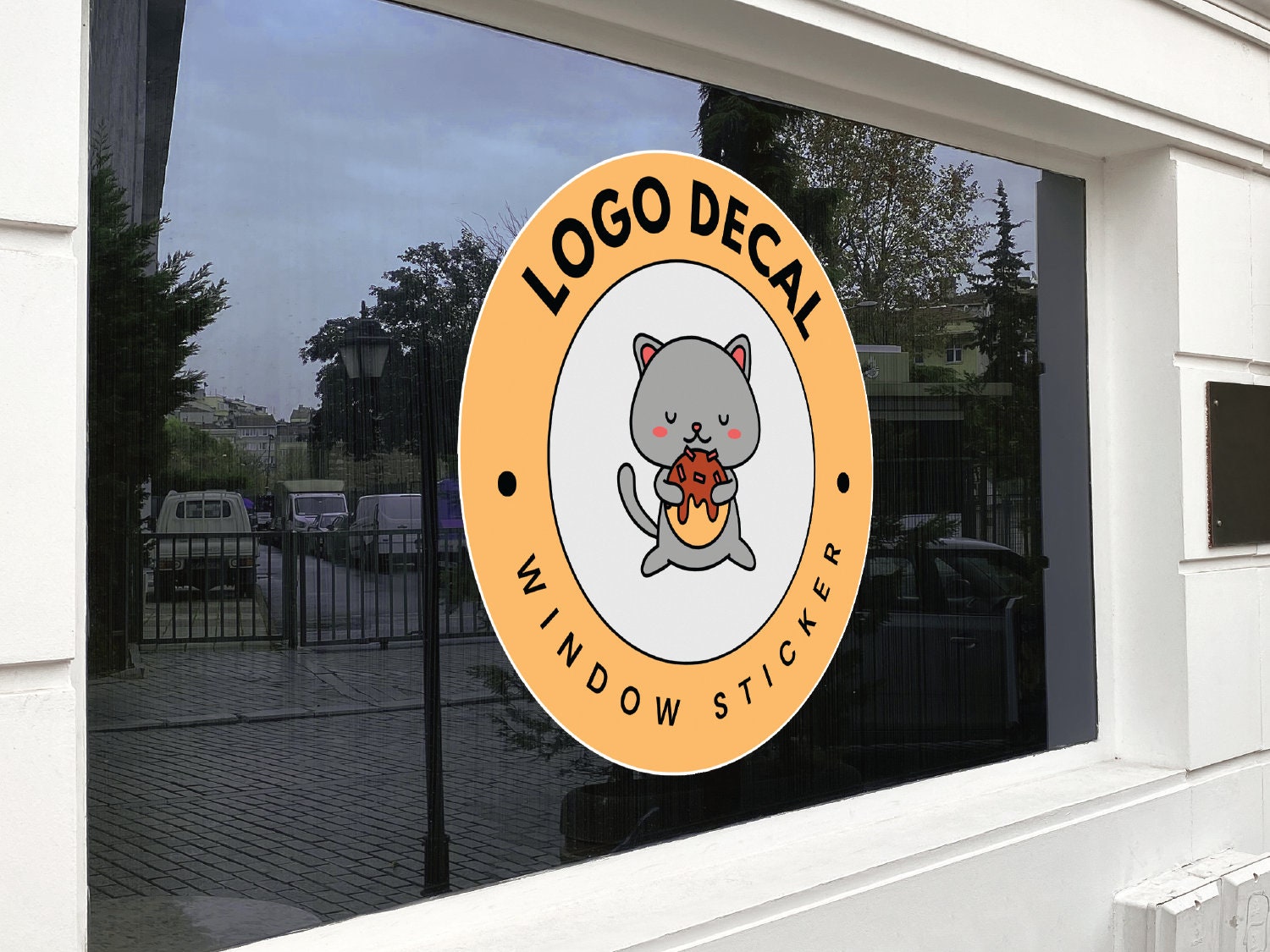 Autocollants haut de gamme personnalisés en vinyle - Étiquettes unies rondes ou carrées - Autocollants professionnels sur mesure - Collection d'autocollants avec logo coloré