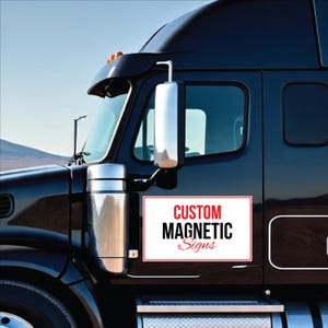 Custom Magnetic Signs - Full Color Magnetic Signs - Magnet Advertising - Custom Printed Car Magnetic Signs - Custom Car Magnet