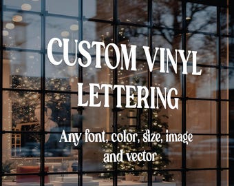 Custom Business Logo Vinyl Decal – Personalized Vinyl Signs