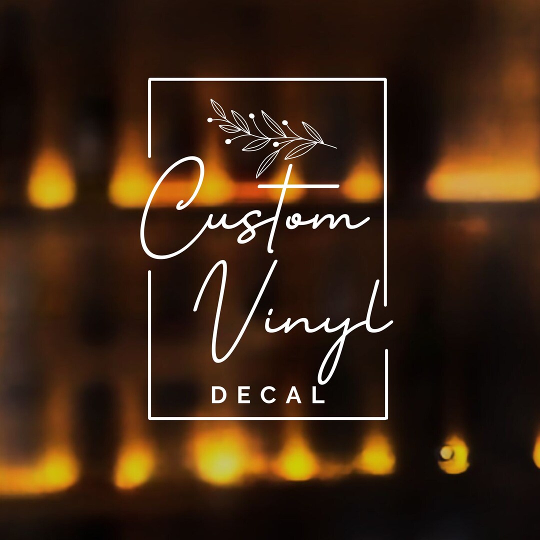 Iris Signs And Decals – Custom Vinyl Decal Or Logo (Any Design, Self-Adhesive)