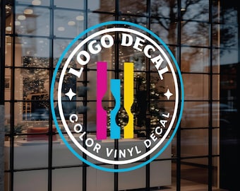 Full Color Custom Vinyl Logo Decal, Business Branding, large decals