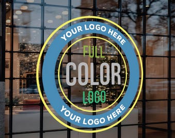 Your Business Logo Decal for Offices, Shops, Retail Spaces, Restaurant and many more - Custom Logo Decal
