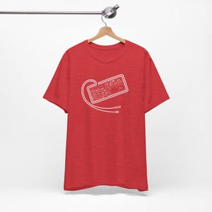 NES Controller Blueprint T-Shirt | Disassembled Retro Gaming Tee