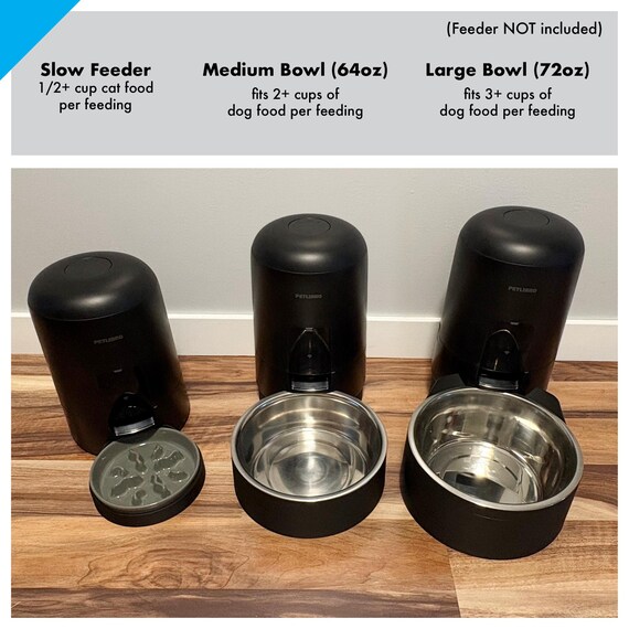 Slow Feeder and larger bowl Adapters for PETLIBRO Air Smart Feeder and Air Automatic Feeder cat dog feeder