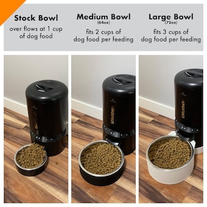Larger food dish / Food Storage/Hopper Expansion / replacement dish holder / for PETLIBRO Granary Smart/Camera Pet cat dog feeder