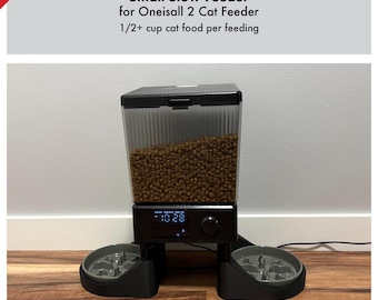 Adattatore per alimentazione lenta per distributore automatico Oneisall per 2 gatti e cani