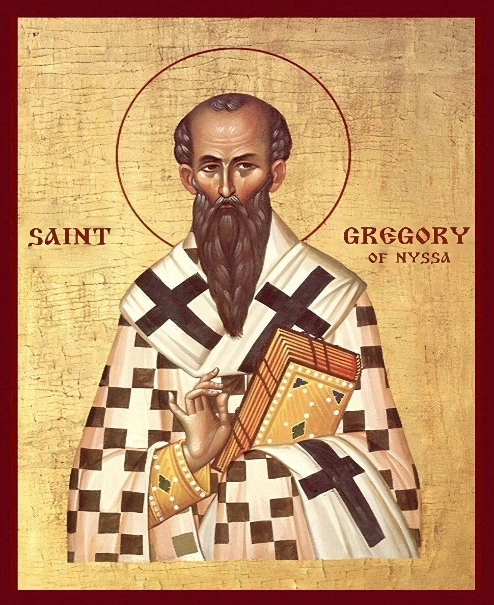 Saint Gregory of Nyssa - Orthodox Catholic Christian Byzantine wooden icon