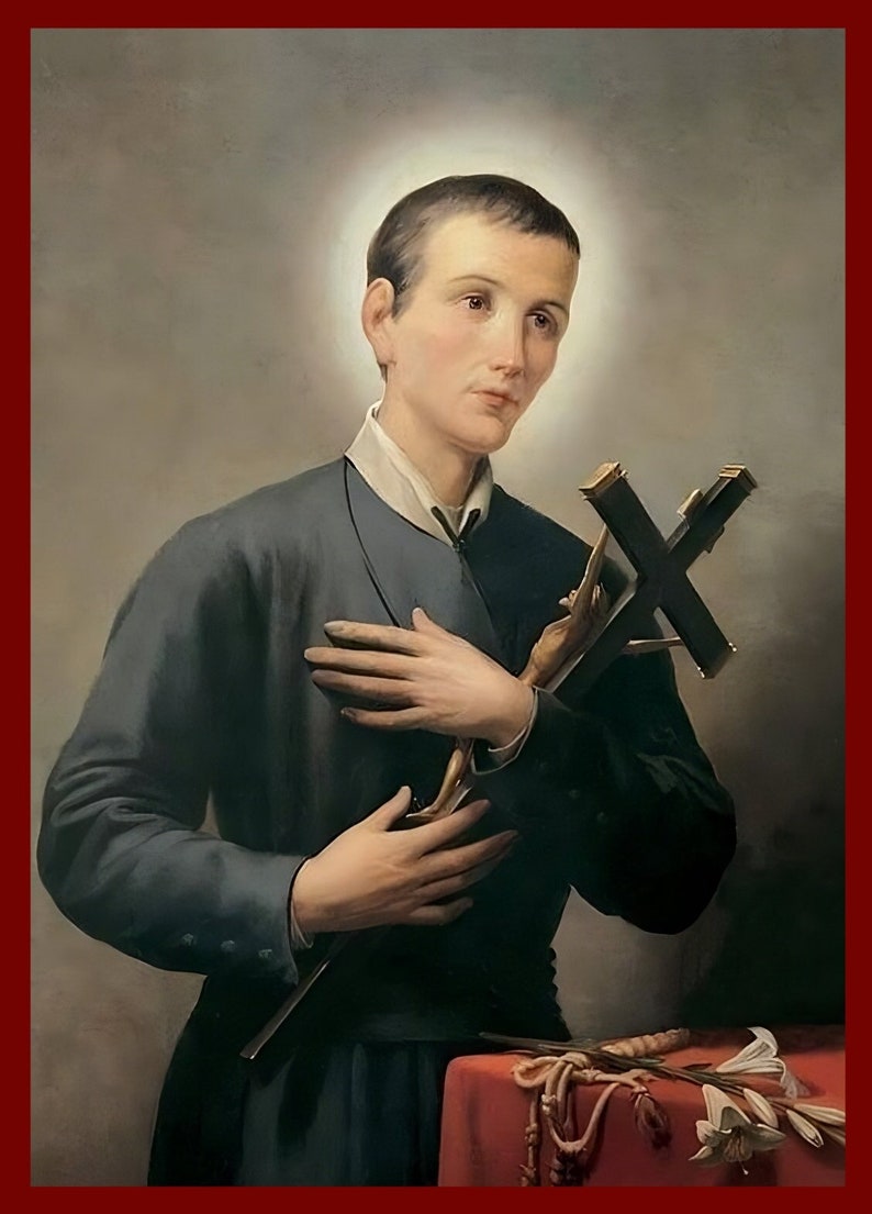 Saint Gerard Majella Handmade Catholic Orthodox Christian Wooden Icon Etsy