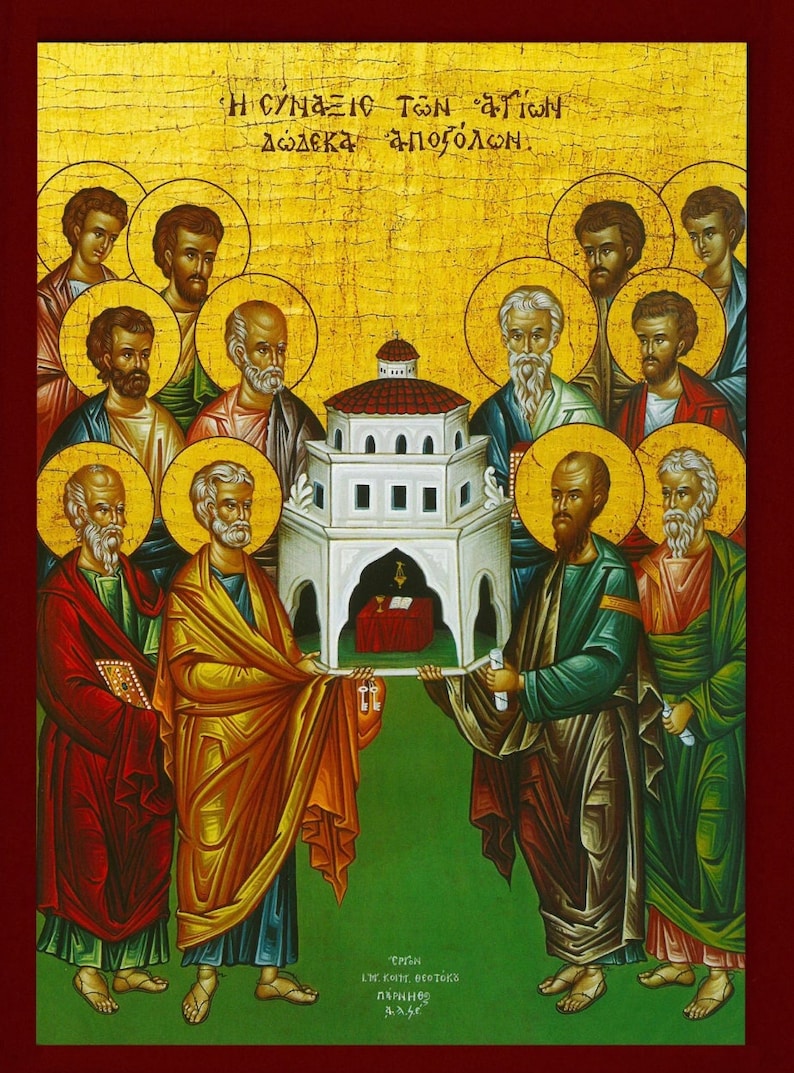 Synaxis of the 12 Apostles - Greek Orthodox Catholic Christian ...