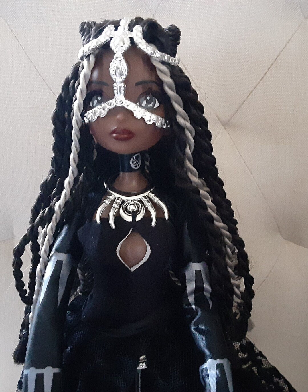Black panther fan girl doll clearance